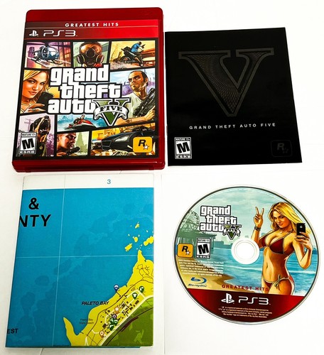 Grand Theft Auto V 5 - Greatest Hits - PS3 - USED | Complete w