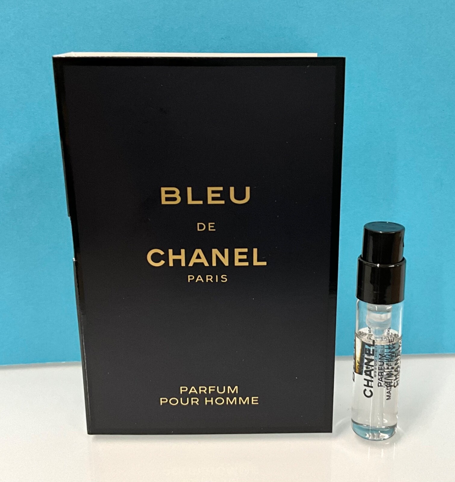 Chanel Bleu De Chanel PARFUM Pour Homme Men's Sample Spray .05oz