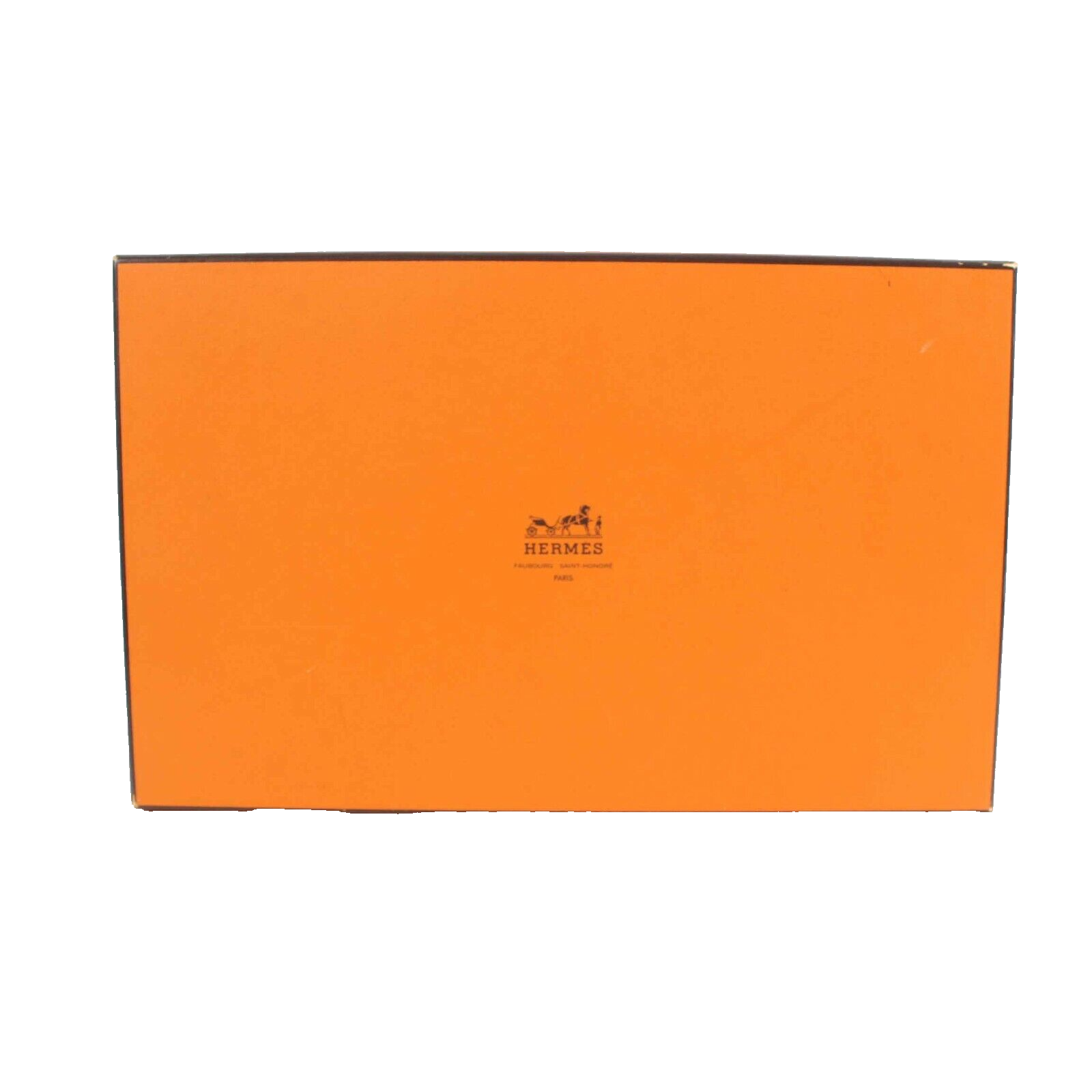 HERMES Sz 11.5 x 7.25 x 4 Orange Brown Gift Box | eBay