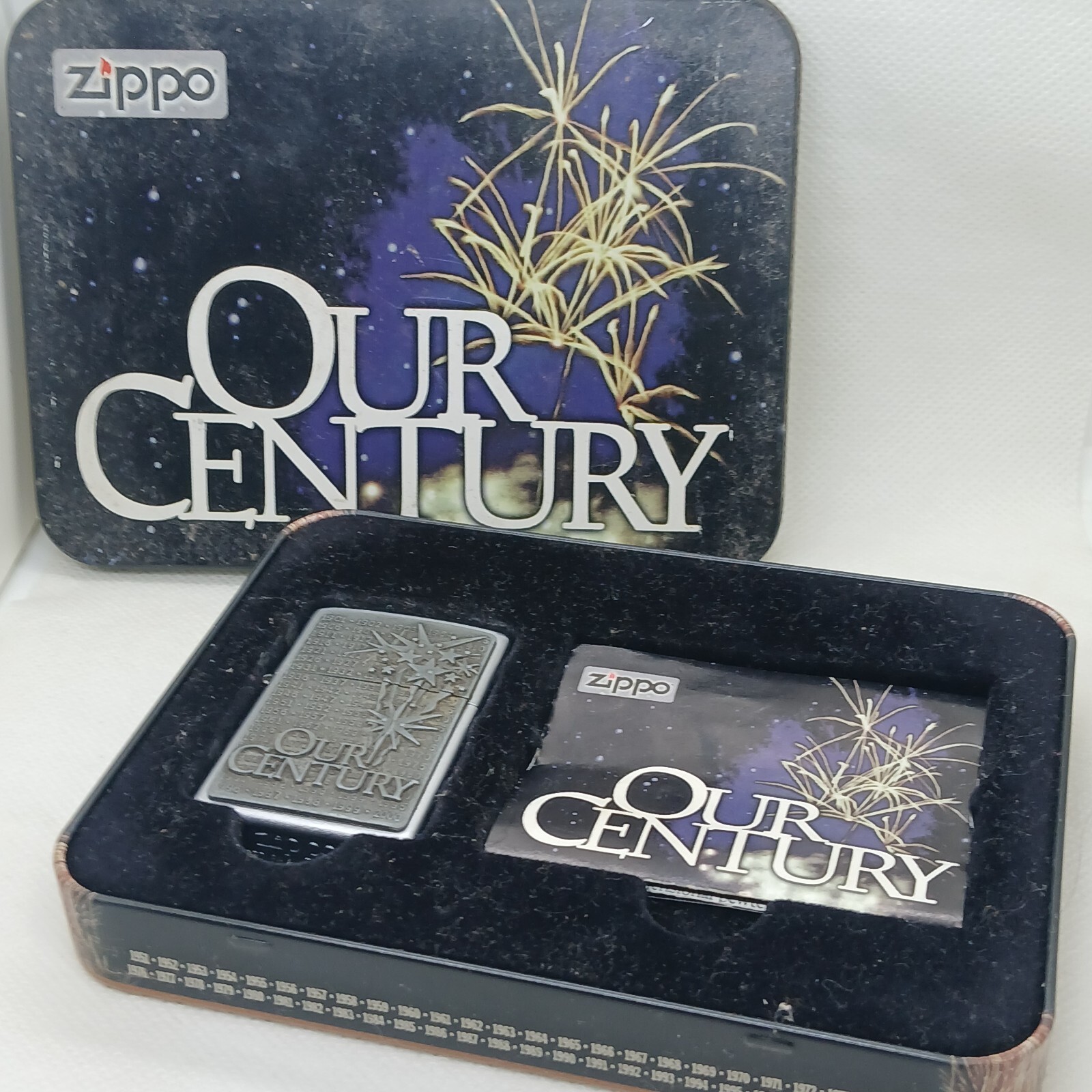 ZIPPO OUR CENTURY COLLECTIBLE XV / 1999 THE LAST LIMITED EDITION