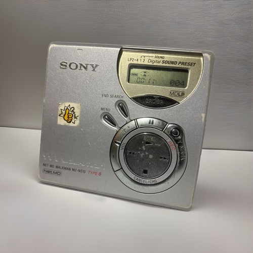 Sony Walkman Portable MiniDisc Player MZ-N510 Type-S With 1