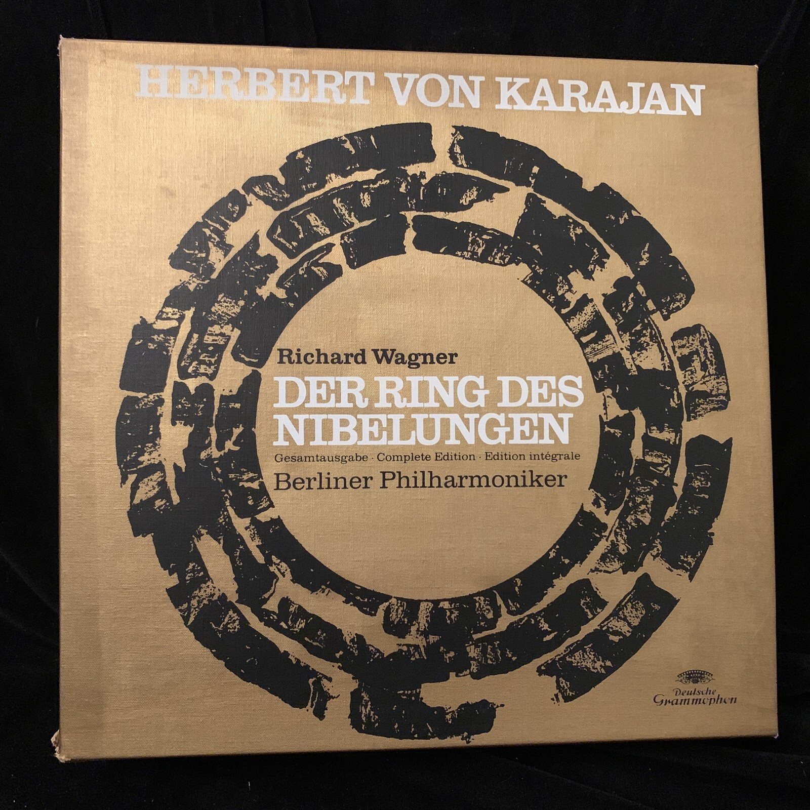 WAGNER The Ring of the Nibelungen KARAJAN Berlin - DG 19-LP LARGE