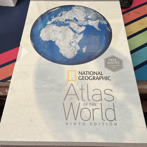 National Geographic Atlas of the World with 2 maps National