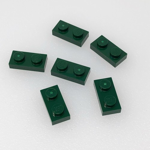 3023 LEGO Parts Plate 1x2 (Earth) DARK GREEN (6) | eBay