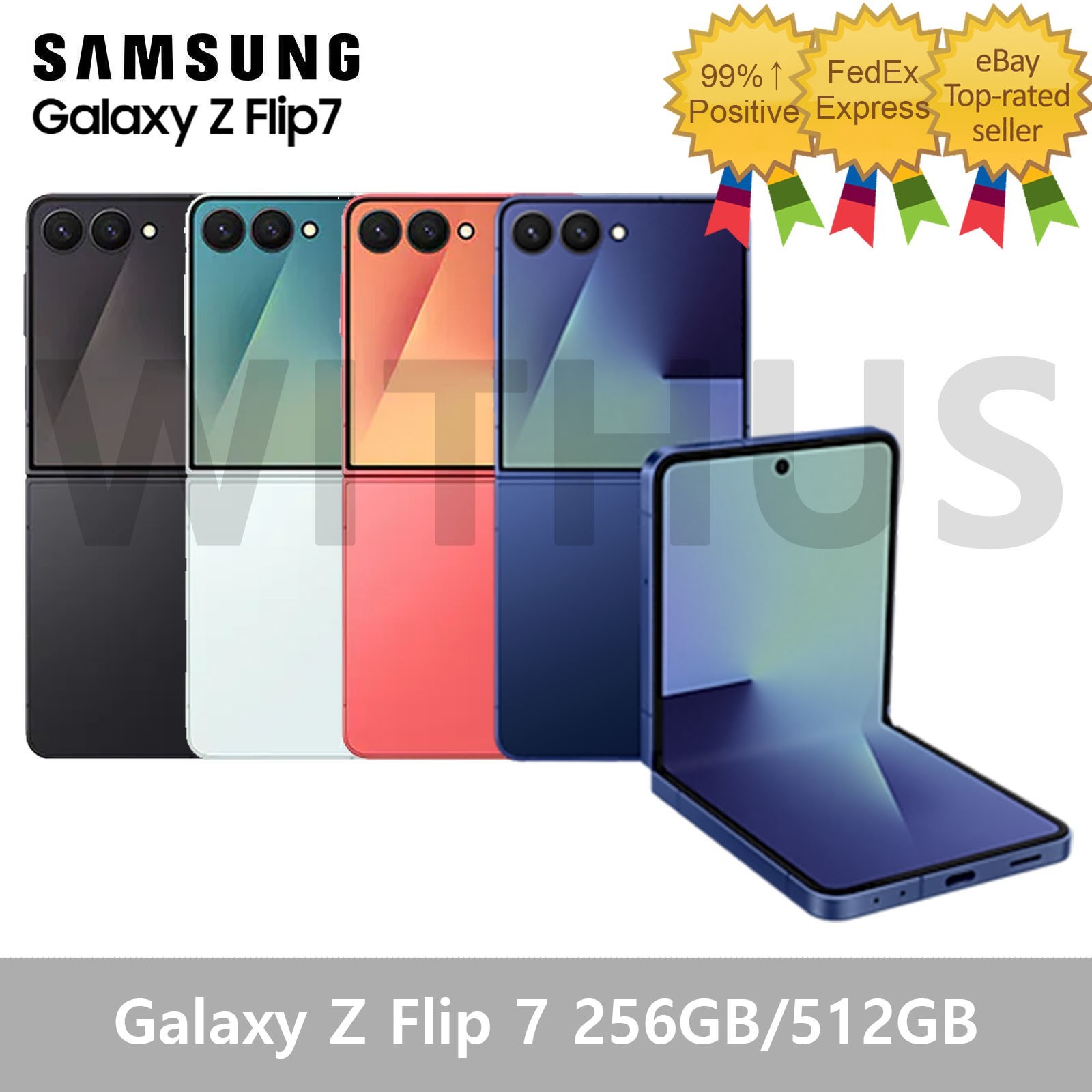 SAMSUNG Galaxy Z Flip 7 5G SM-F766 256GB/512GB Unlocked Flip