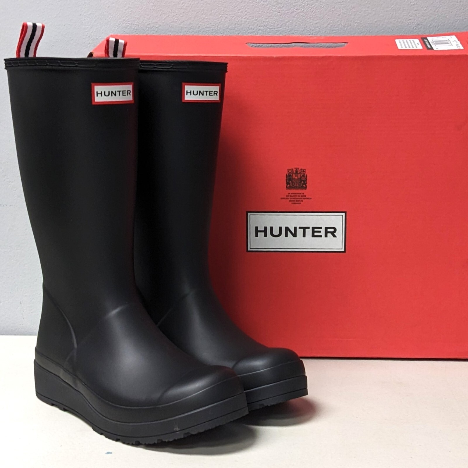 Hunter “PLAY Tall Boot” Women's Waterproof Mid-Calf Rubber Rain