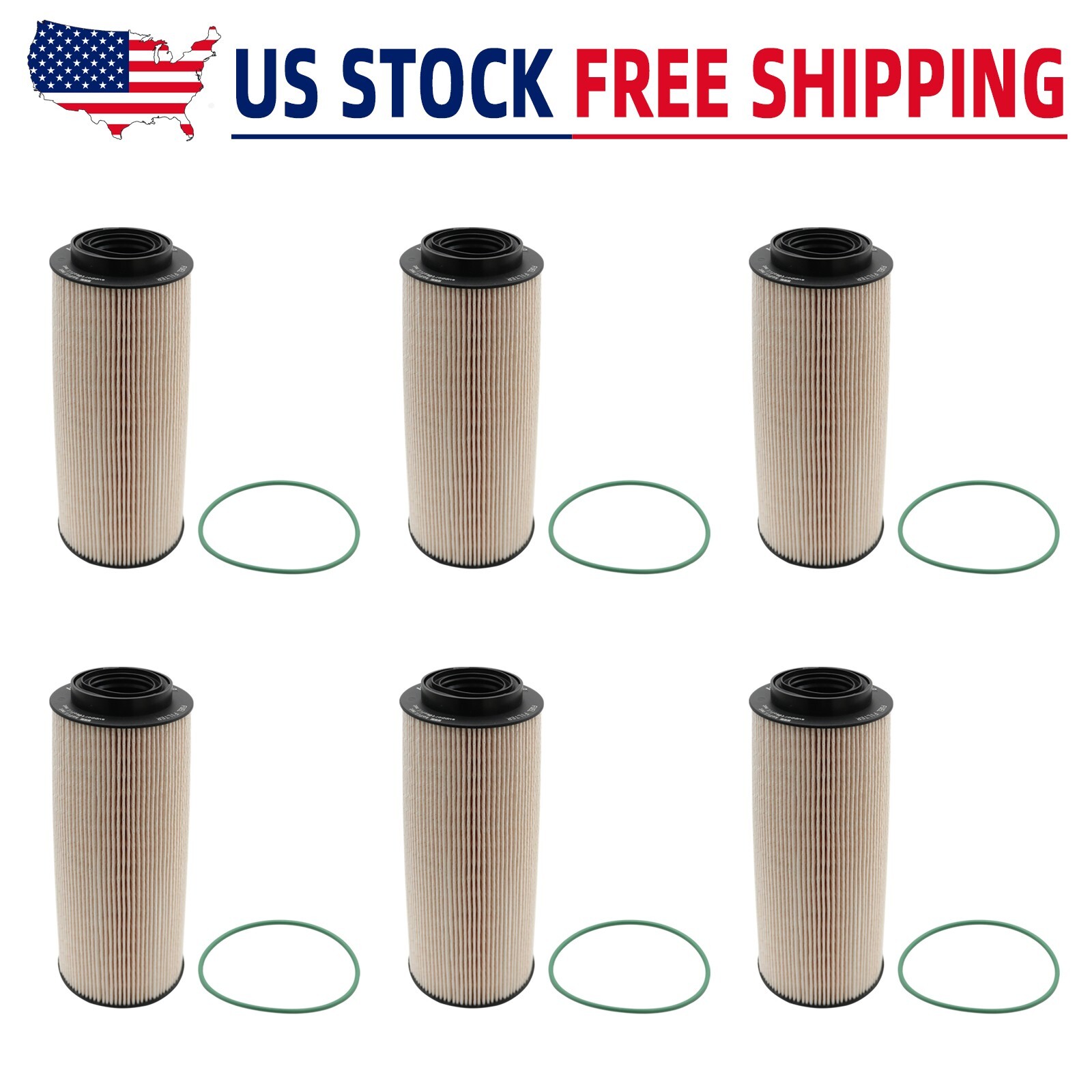 6X”2277129 Fuel Filter Water Separator fit for Paccar MX-13 MX13
