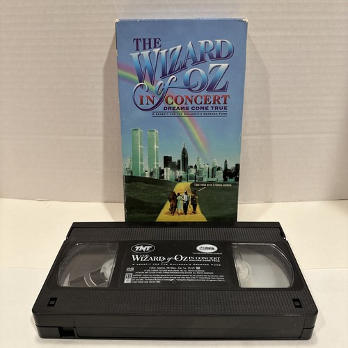 THE WIZARD OF OZ in Concert: Dreams Come True (VHS, 1995) TNT