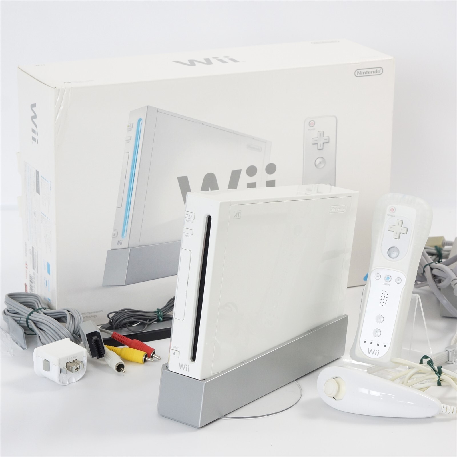Nintendo Wii Console White Boxed RVL001 Tested System -NTSC-J