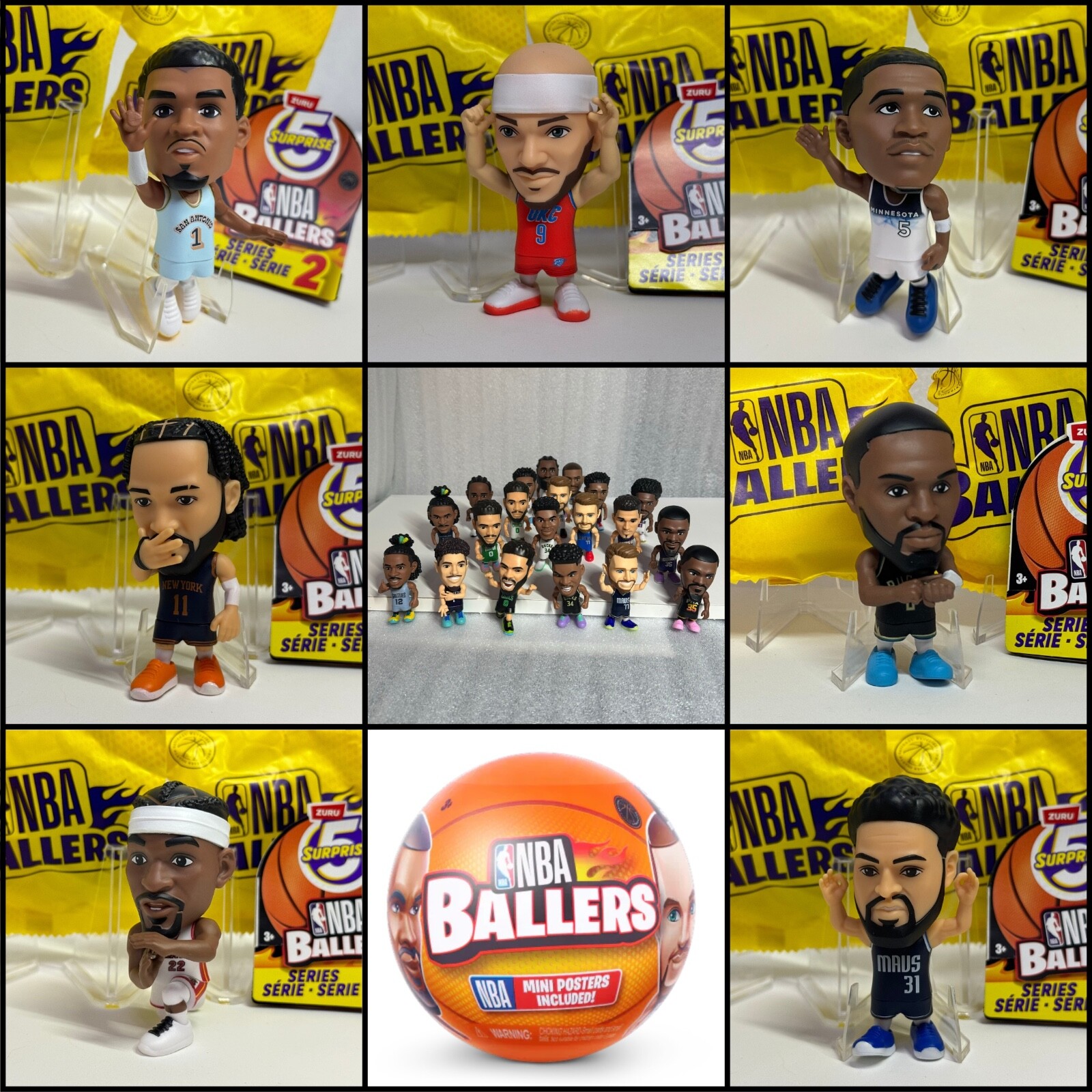 Zuru 5 Surprise NBA Ballers - Choose Your Own - You Pick! Series 2