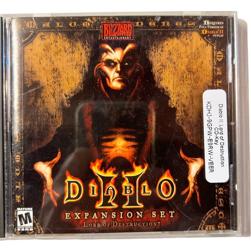 Vintage CD-ROM Diablo 2: Lord of Destruction Expansion Set w/cd