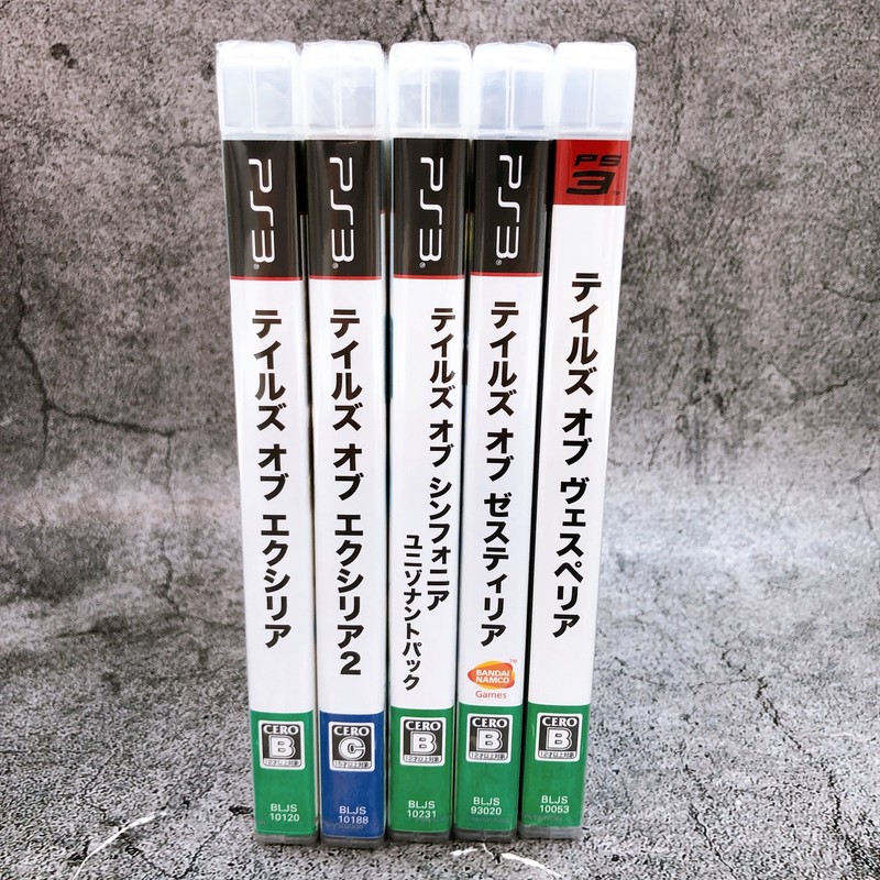 Playstation 3 Tales Series Set of 5 PS3 Bandai Namco Japan Game