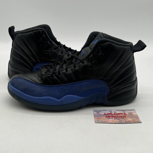 Size 9 - Air Jordan 12 Retro Game Royal Black Blue Leather (130690