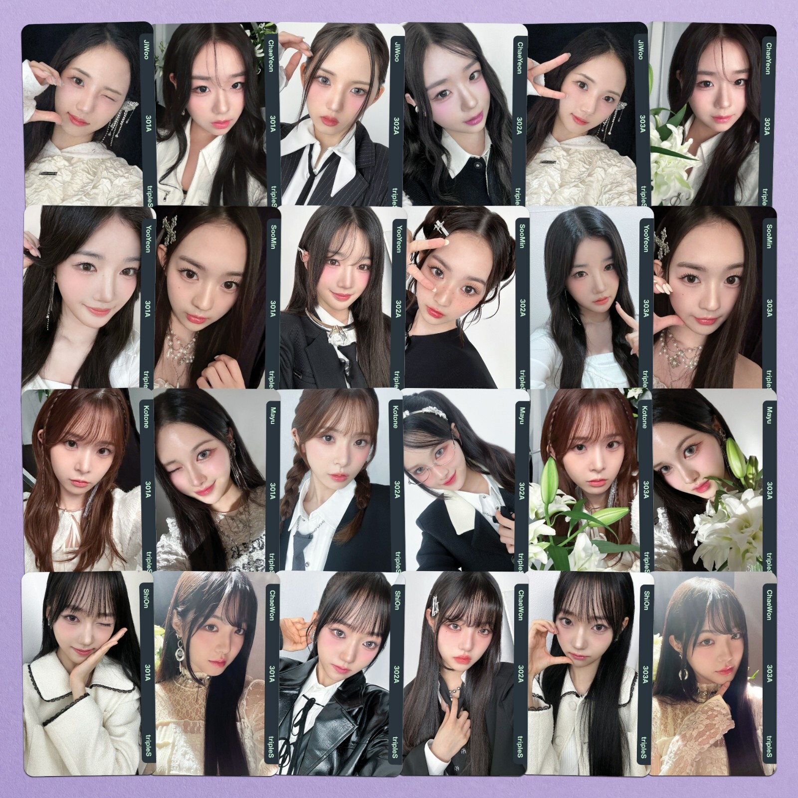 tripleS ∞! Hatchi REPLICA objekt Ever01 301 302 303 Fanmade