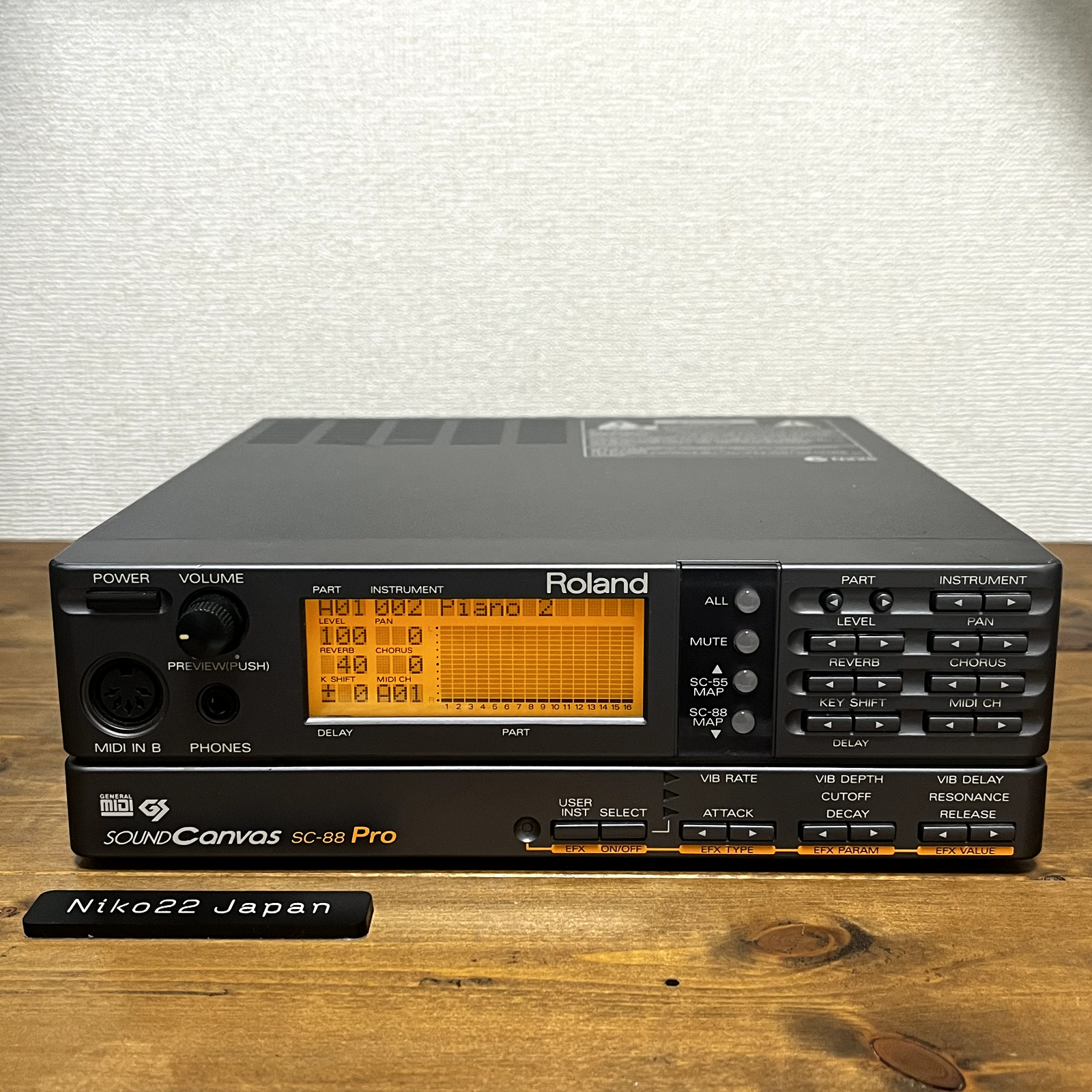 Roland SC-88 pro SOUND Canvas General MIDI sound modules From
