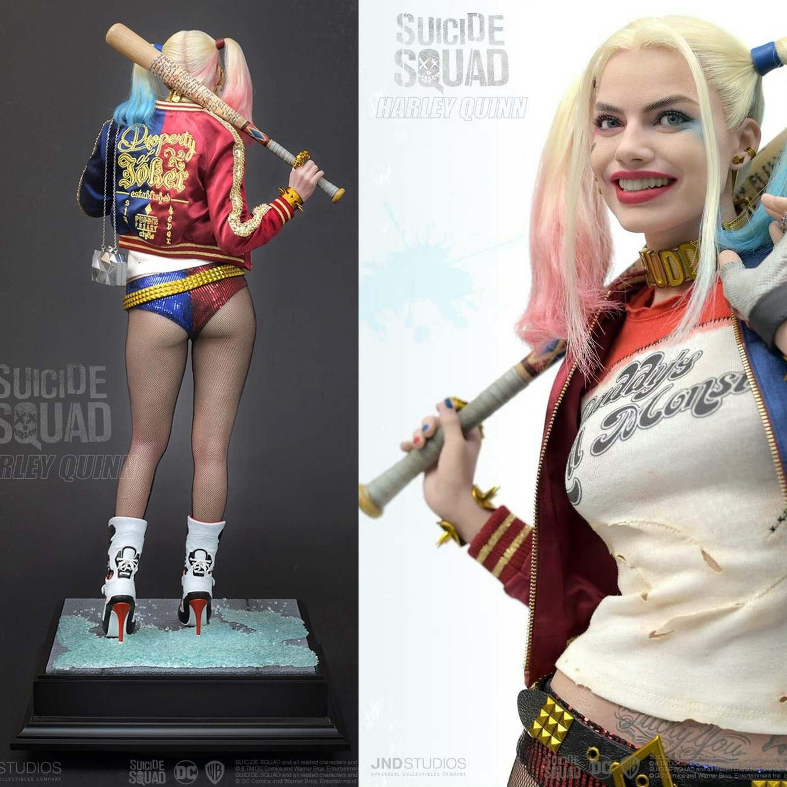 JND Studio Suicide Squad Harley Quinn 1/3 Scale Resin Hyperreal