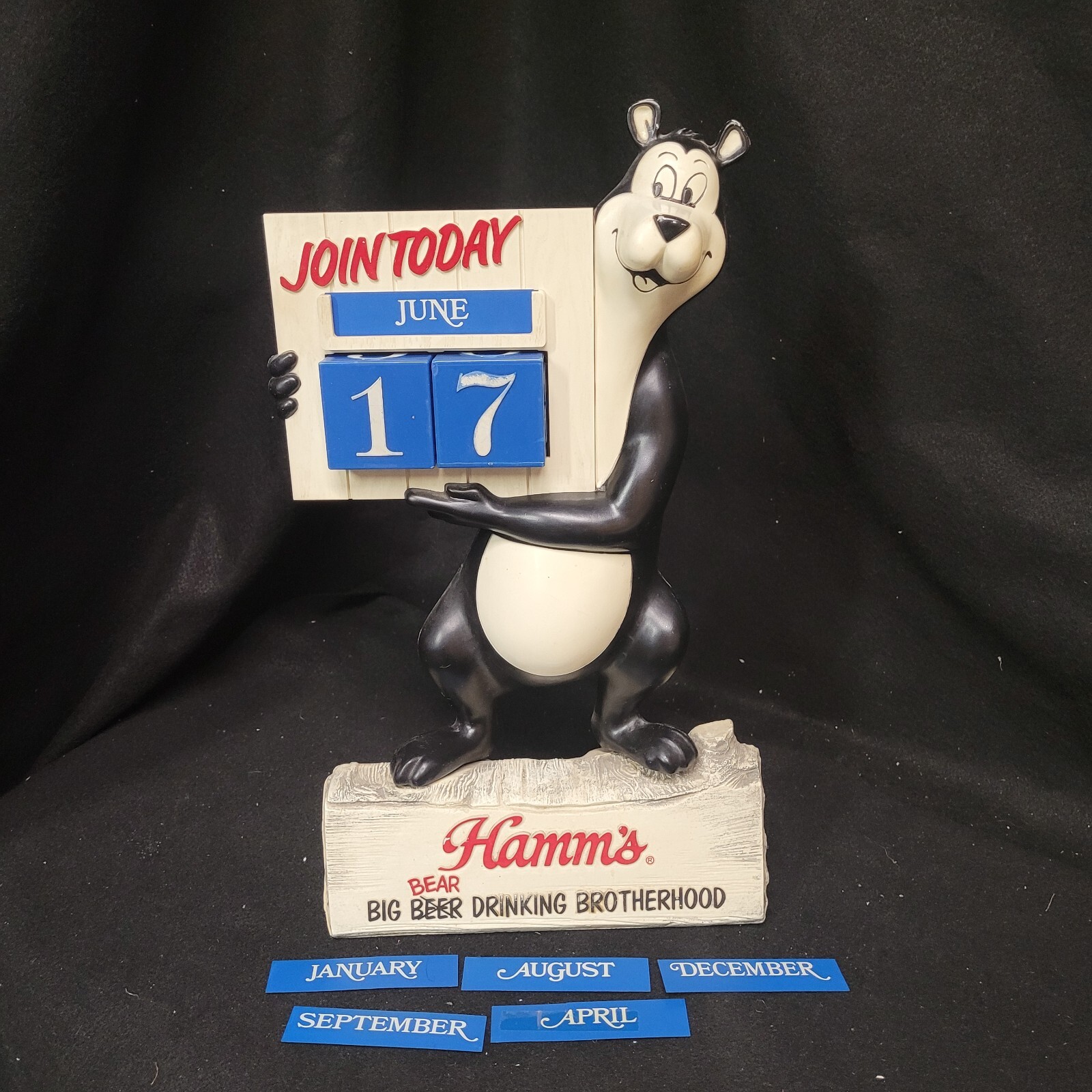 Vintage Late 50's - 1960's 3d Hamms Beer Bear 