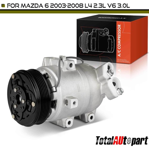 A/C AC Compressor w/ Clutch for Mazda 6 2003 2004 2005 2006 2007