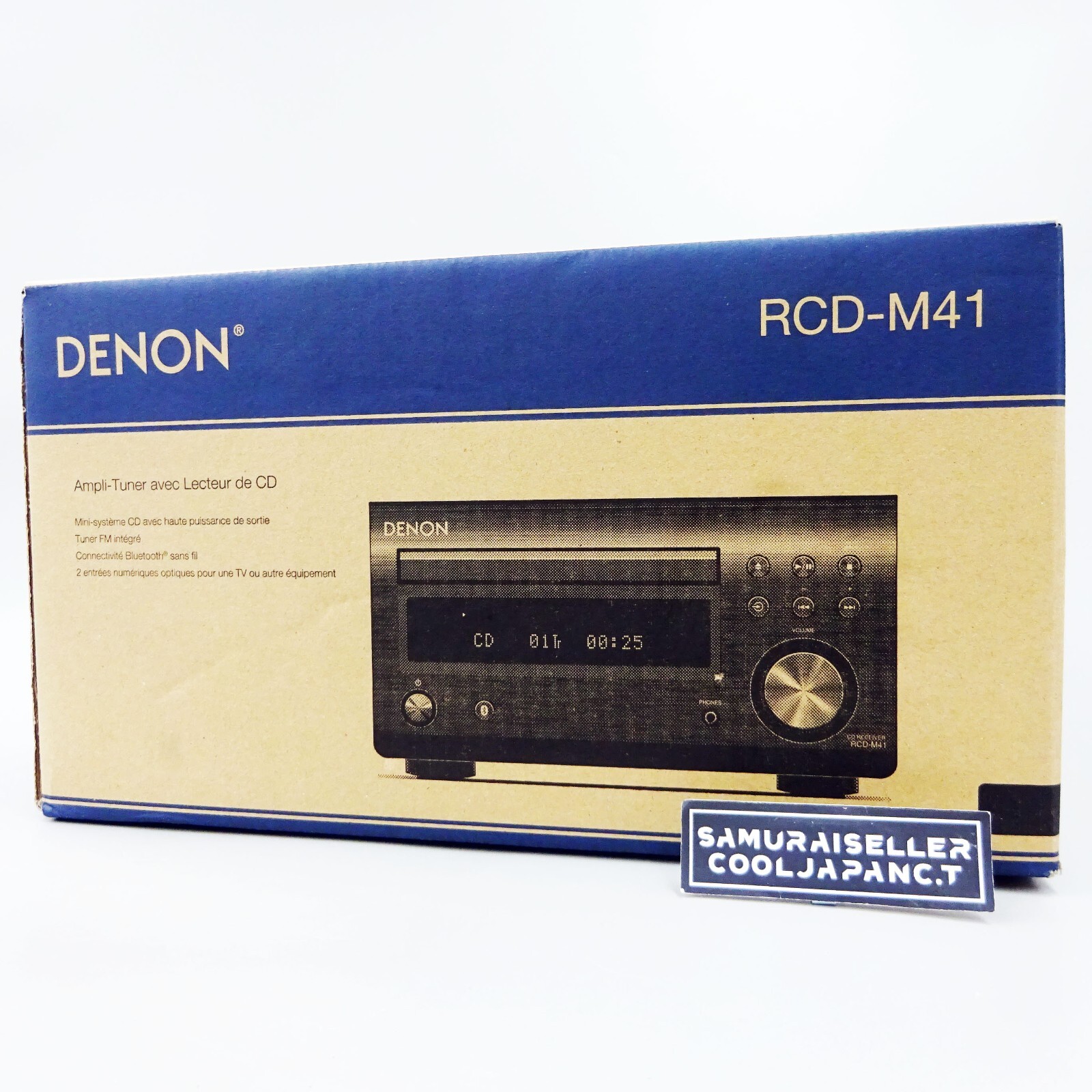 Denon RCD-M41 Radio Discrete Power Amplifier Bluetooth CD 76MHz to