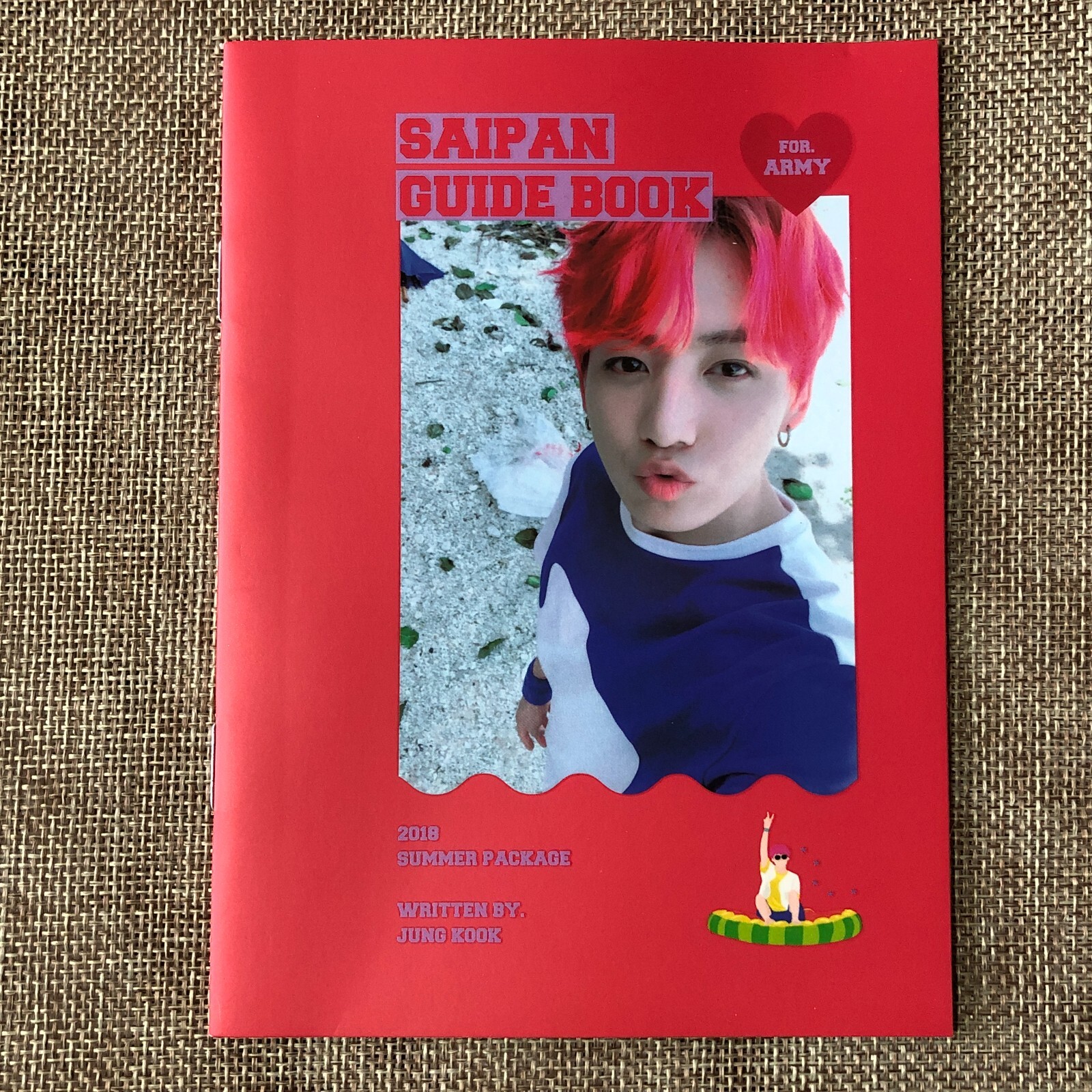 BTS JUNGKOOK [2018 Summer Package Saipan Selfie Book] Official