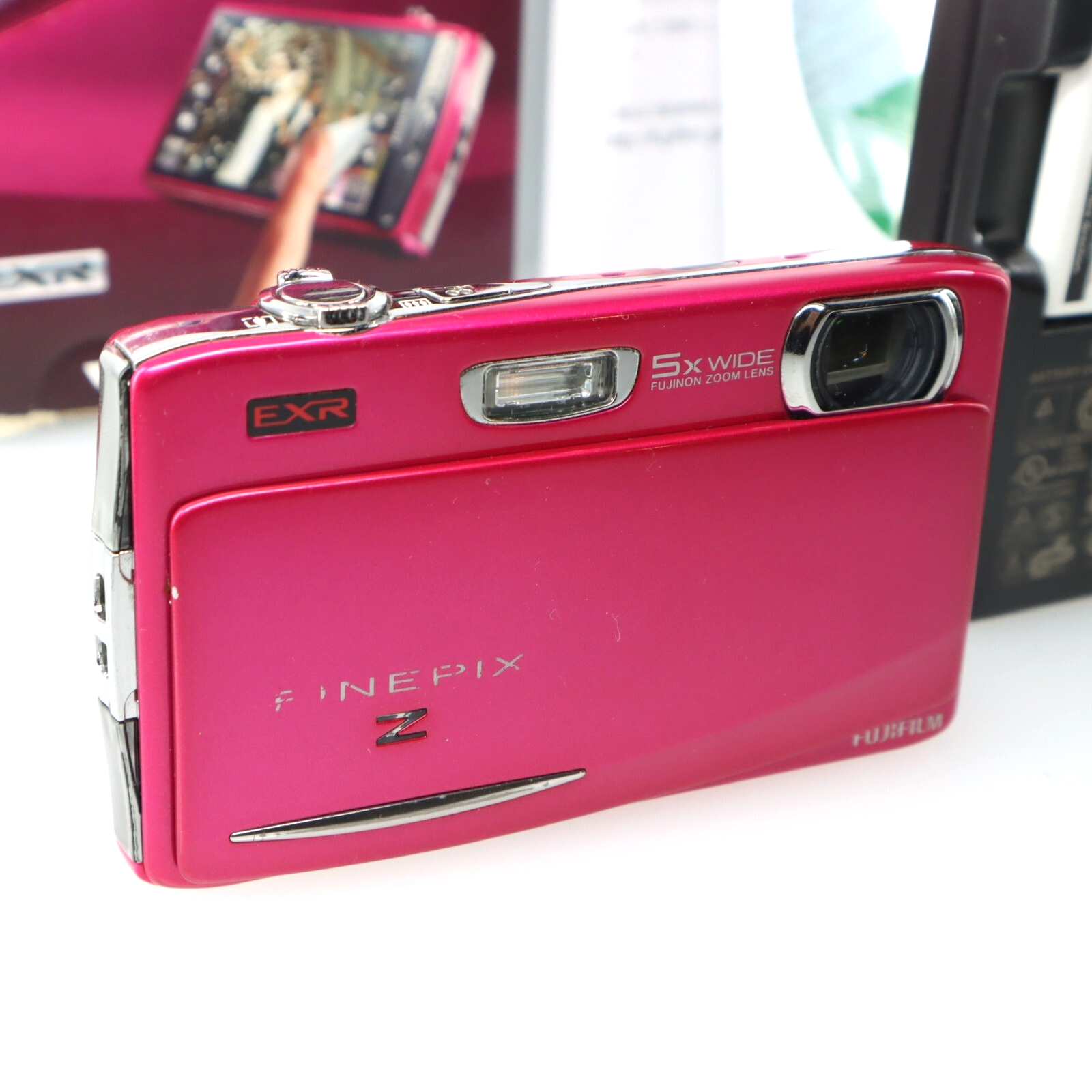 Near Mint] FUJIFILM Digital Camera Pink FinePix Z950EXR 5.0x