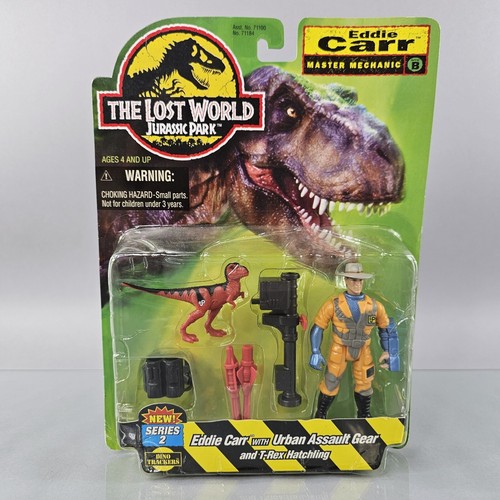 Jurassic Park The Lost World EDDIE CARR & T-REX HATCHLING Series 2