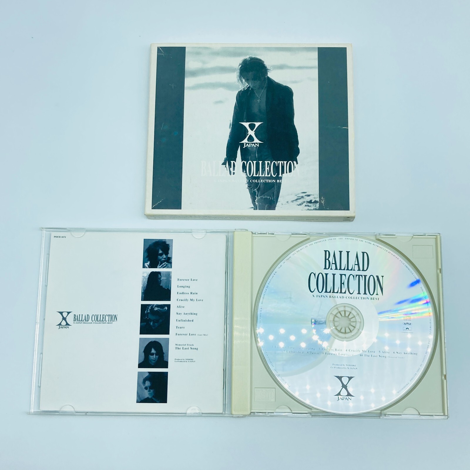 X JAPAN BALLAD COLLECTION CD Album 1997 YOSHIKI HIDE TOSHl