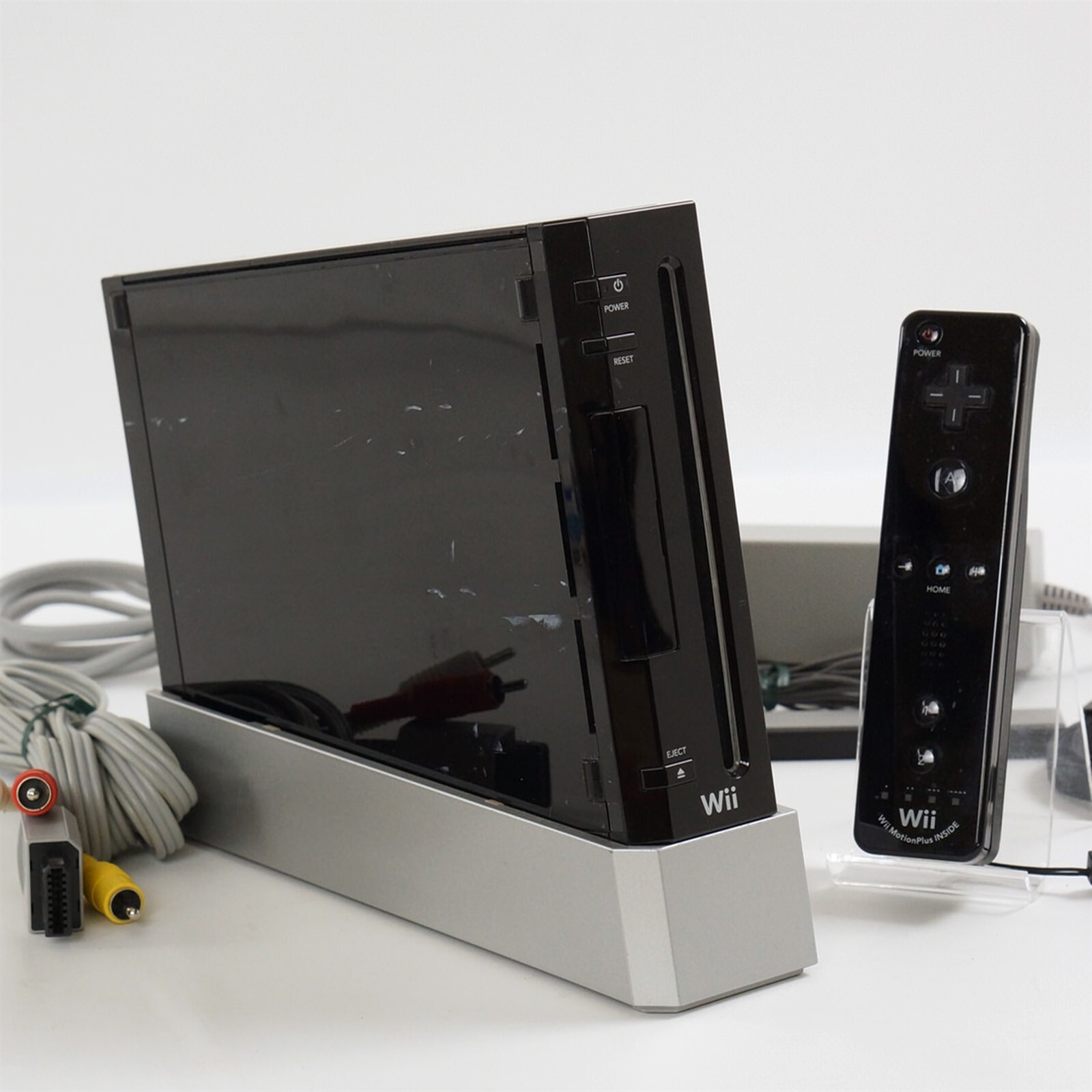 Nintendo Wii Console Black RVL001 Tested System JAPAN Game