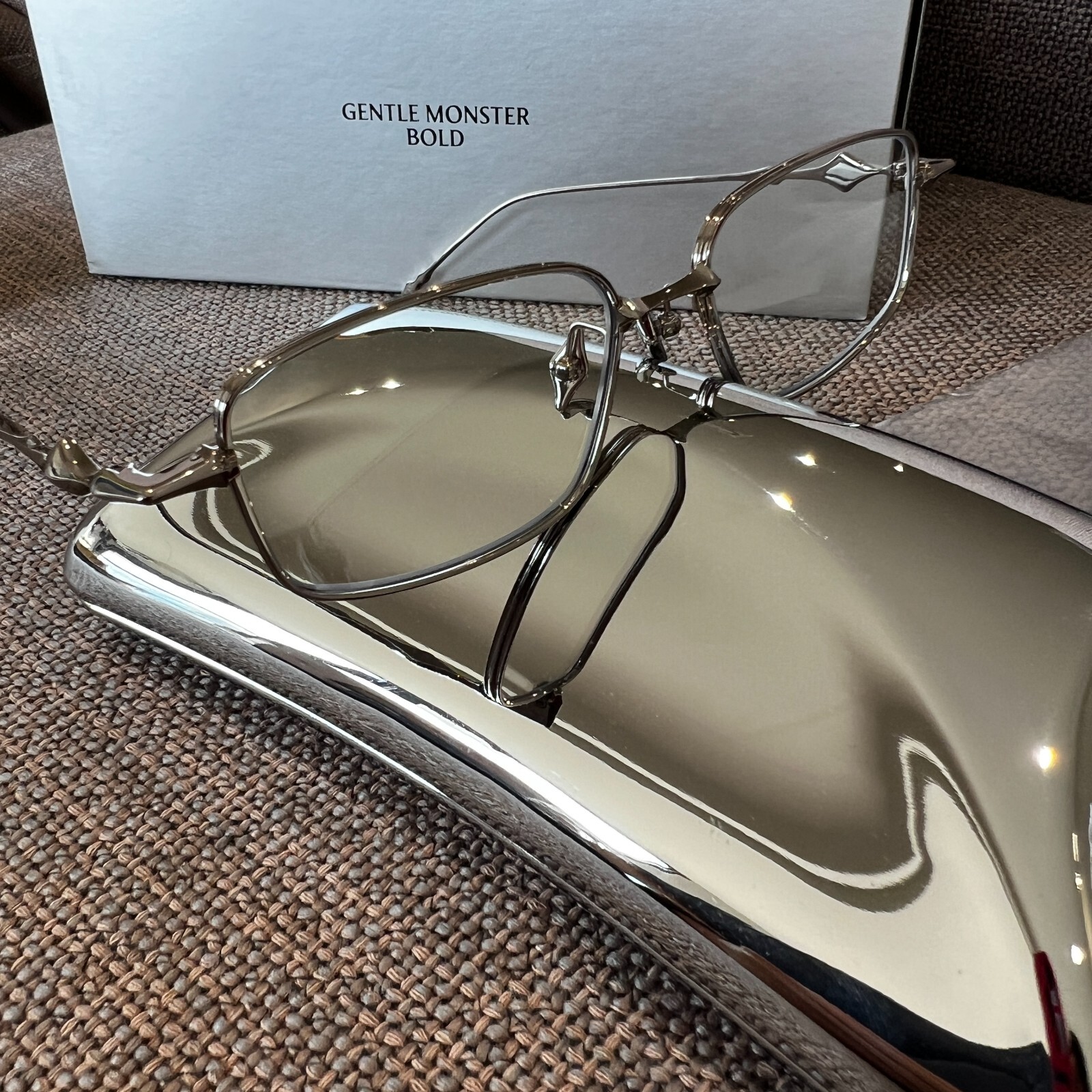 Gentle Monster Atomic 02 Silver SDFZSB9SO5A6 | eBay