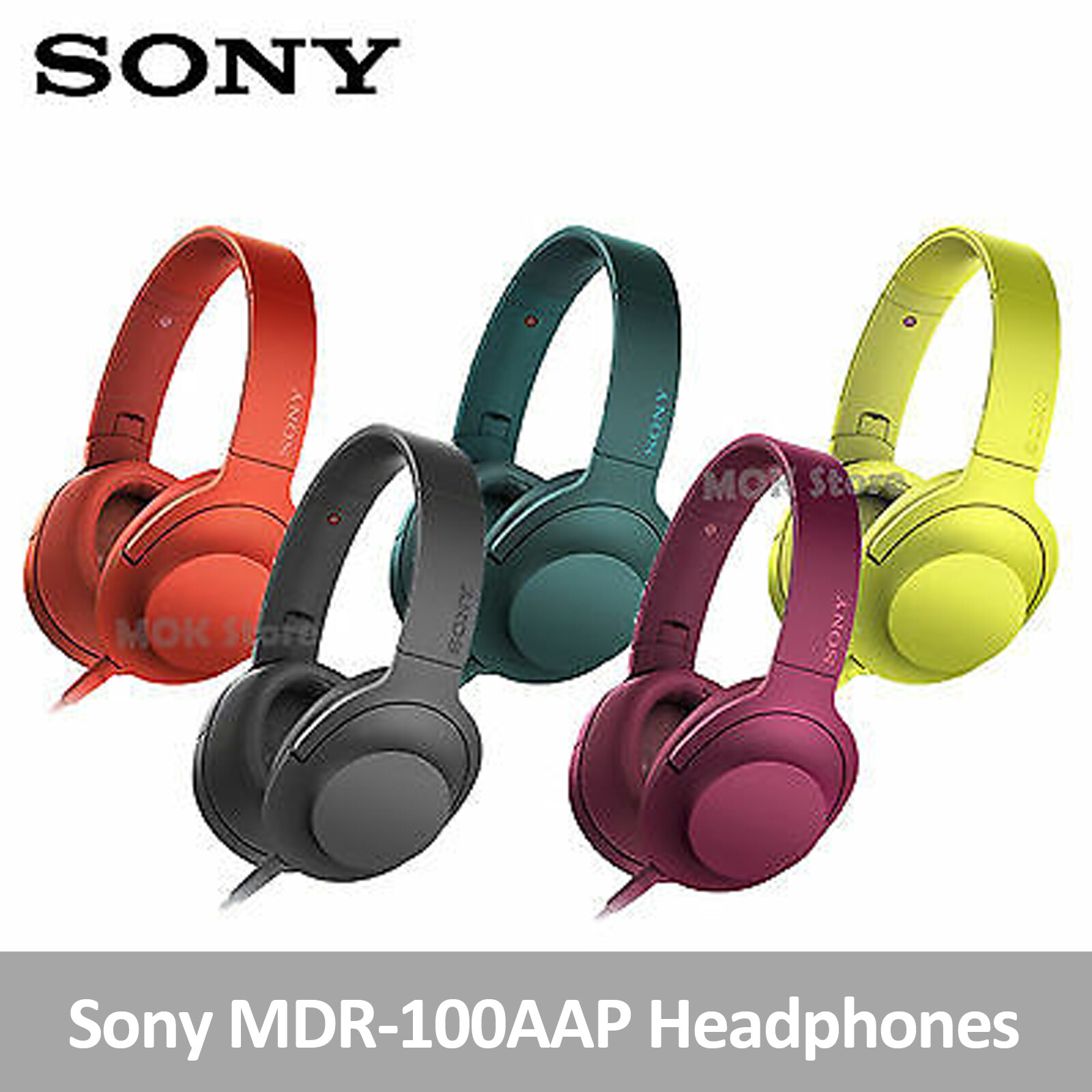Sony h.ear on MDR-100AAP Headphones Hi-Res Audio Foldable= | eBay