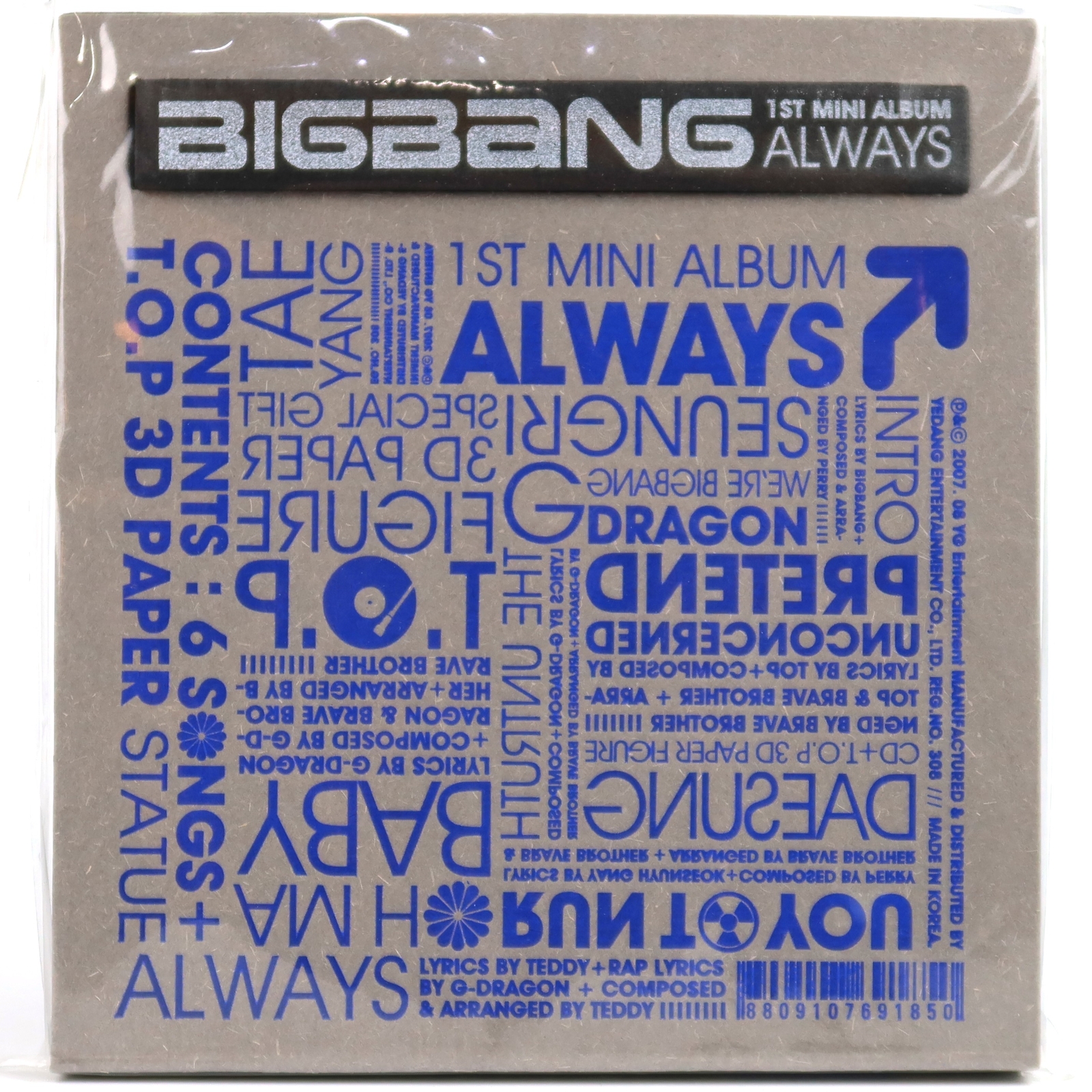 Bigbang - Always 1st Mini Album CD New Old Stock 2007 [Yedang