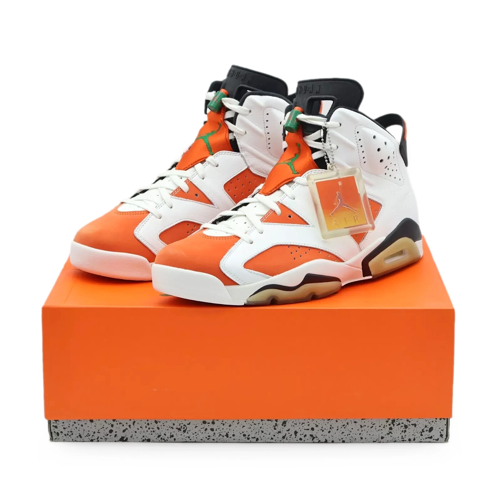 384664-145 Nike Air Jordan 6 Retro Gatorade Like Mike White Team