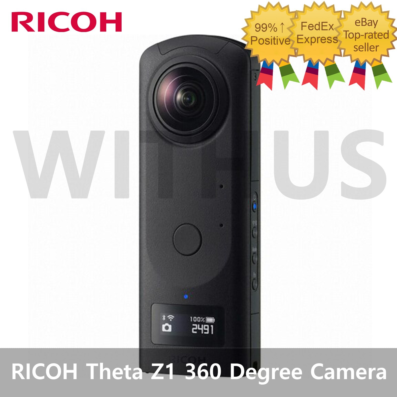 RICOH Theta Z1 51GB 360 Degree Spherical Camera - Black | eBay