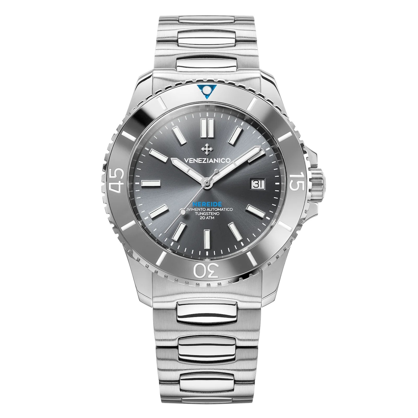 VENEZIANICO NEREIDE TUNGSTENO 4521502C SW200 Automatic Gray Dial