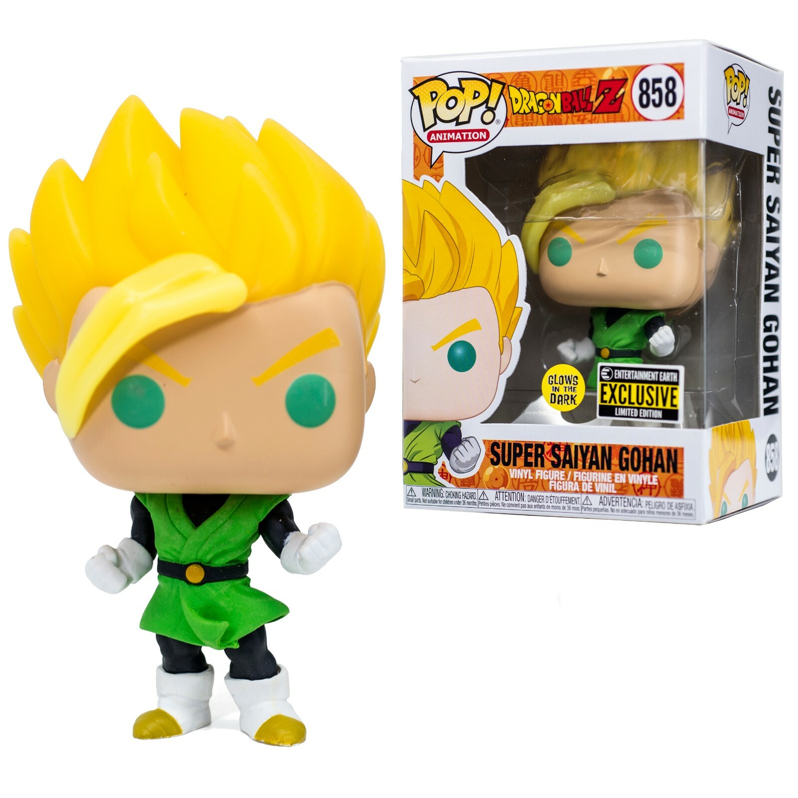 Dragon Ball Z Super Saiyan Gohan Funko Pop #858 Entertainment
