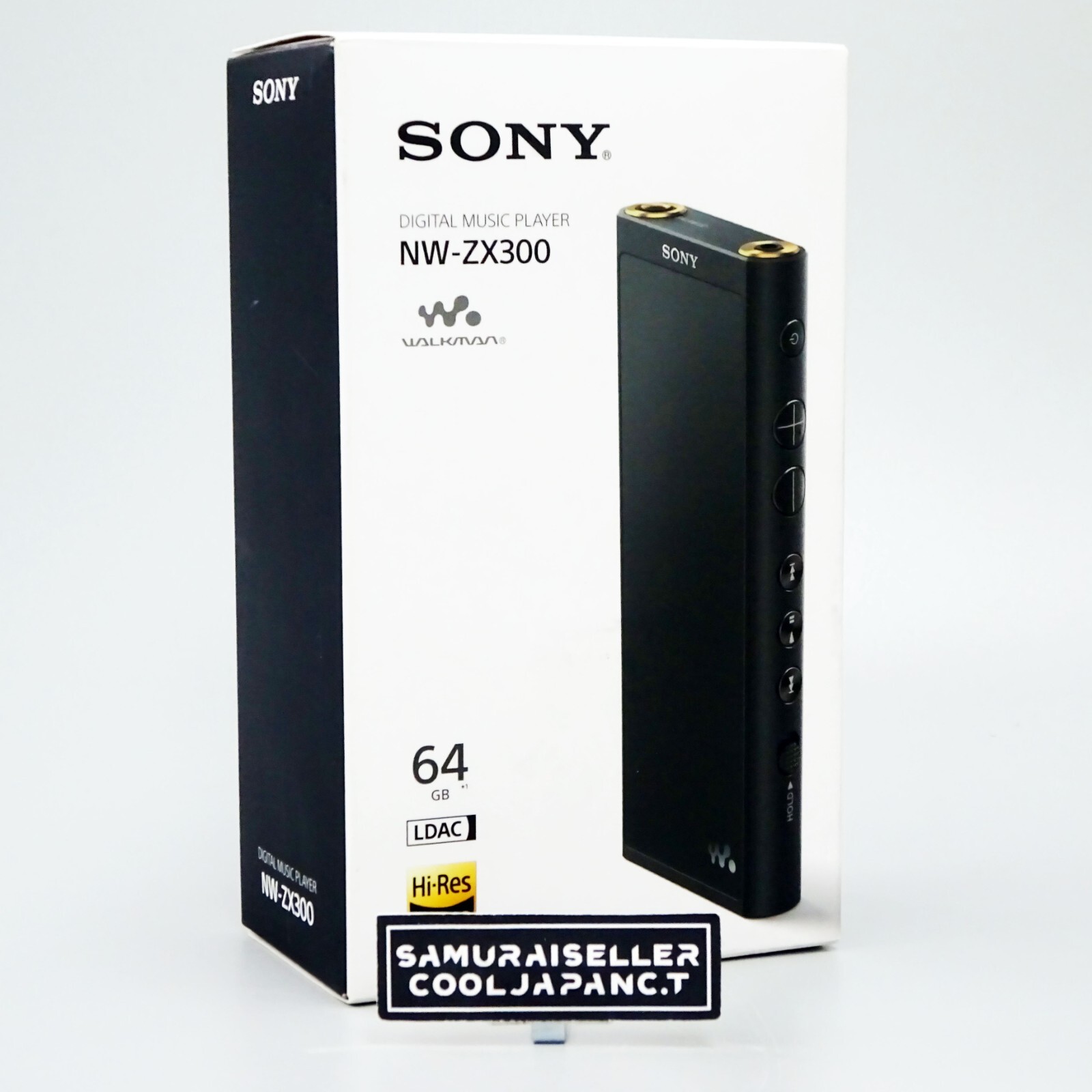 Sony NW-ZX300 Black Hi-Res Walkman 64GB Digital Music Player Made