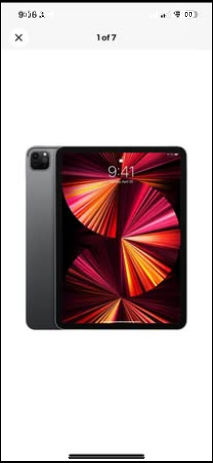 Apple iPad Pro 12.9-inch (5th generation) A2462 128 GB, Wi-Fi + 5G