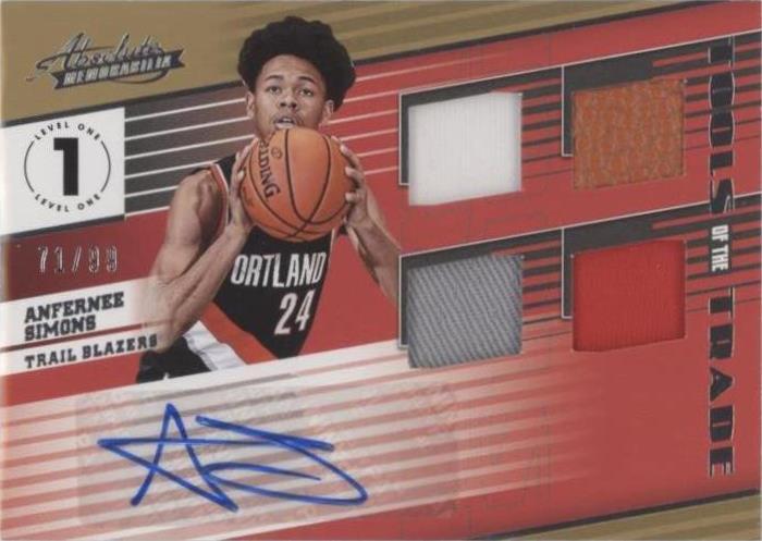 Anfernee Simons Trading Cards for sale | eBay