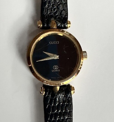 Gucci Women's 18k Vintage Watch 1980's Original Watch & Band | eBay