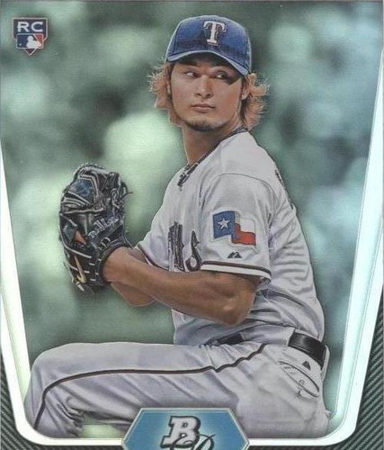 POP 3 PSA 9 YU DARVISH 2012 BOWMAN CHROME RC AUTOGRAPH BLUE