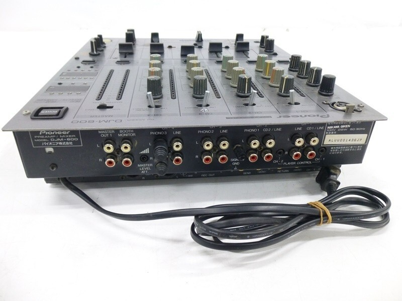 718 美品 pioneer DJM-600 DJミキサー 718 美品 pioneer DJM-600 DJ