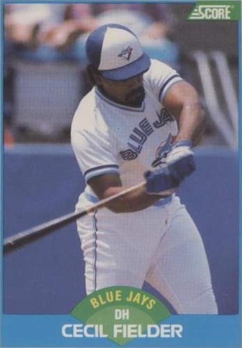 Cecil Fielder PSA/DNA JAPANESE 1989 Star SIGNED CARD Hanshin