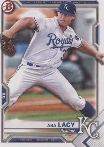 2021 Bowman Platnium Asa Lacy 83/99 Green Kansas City Royals TOP