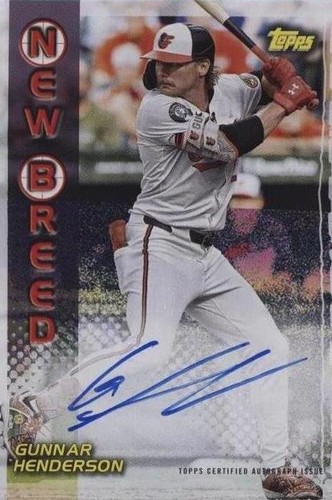 Gunnar Henderson Auto /15 2024 Topps Museum Collection #AA-GH