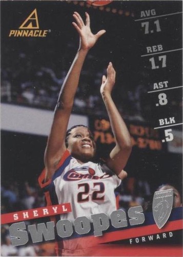 SHERYL SWOOPES SIGNED 8x10 PHOTO HOUSTON COMETS WNBA HOF LEGEND