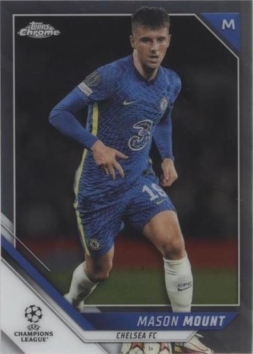 2021-22 Topps Museum UCL Mason Mount Gold Framed Auto Manchester