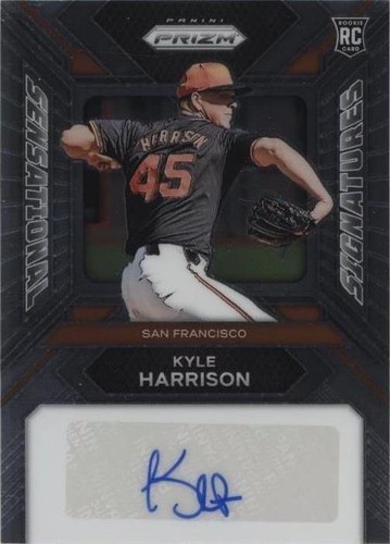 KYLE HARRISON PRIZM ROOKIE RC PROSEPCTS GREEN REFRACTOR ORIOLES #3