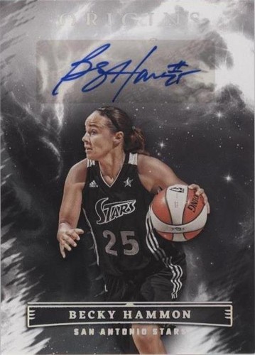 Becky Hammon 2023 Panini Origins WNBA Blue Autograph Auto /25