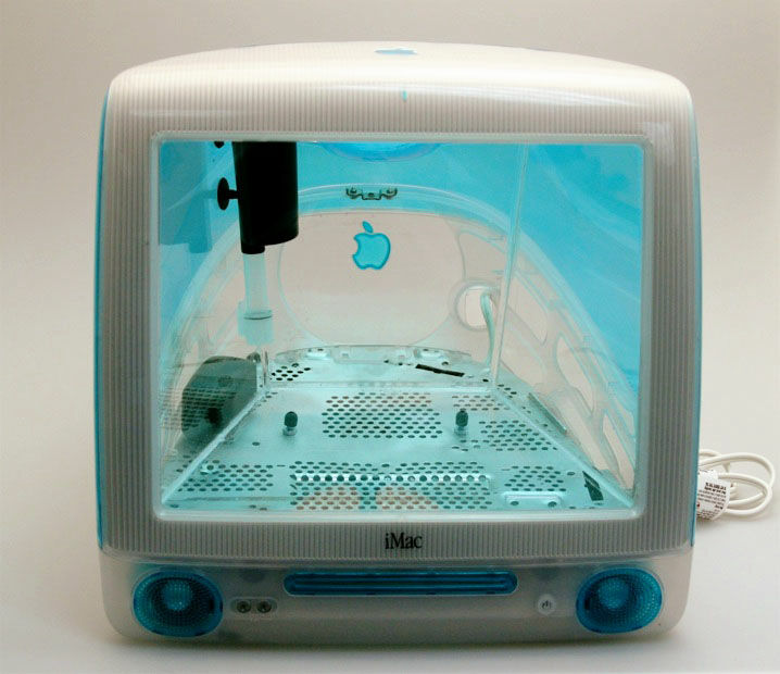 カラフルなiMacをそのまま水槽にした「Macquarium」 - GIGAZINE