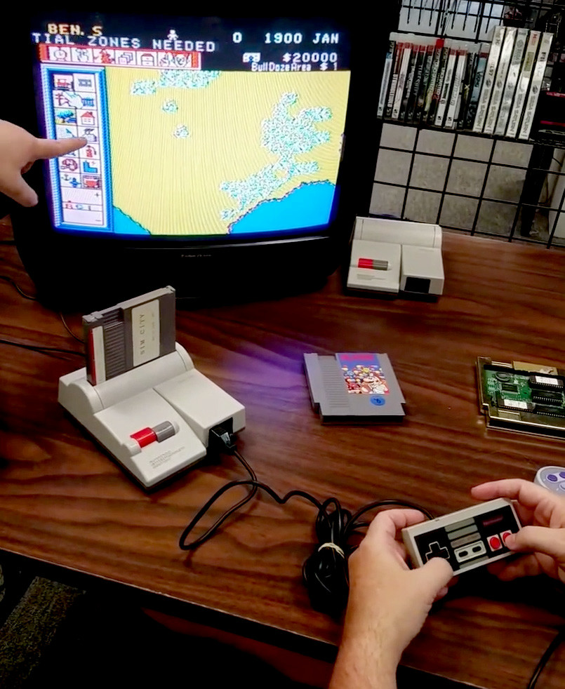 26年の時を超えて幻の海外ファミコン版「シムシティ」のプロトタイプが